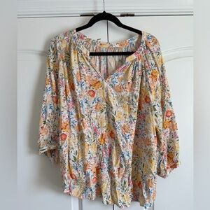NWOT floral blouse